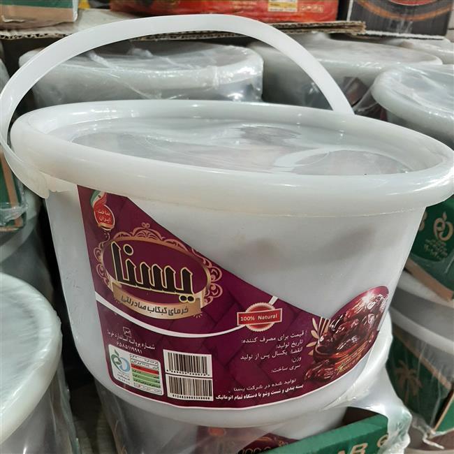 خرمای کبکاب سطلی 3.5 کیلویی (شل ۲ تایی)